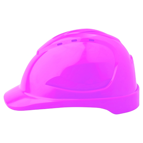 PRO CHOICE HARD HAT VENTED PINLOCK HARNESS - V9 FLURO PINK